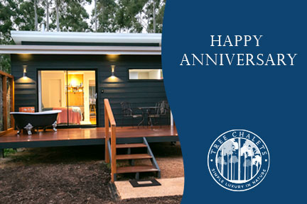 Tree Chalets Happy Anniversary Accommodation Voucher